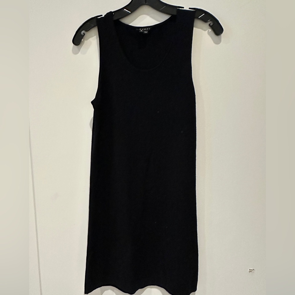 Theory Black Knit Dress